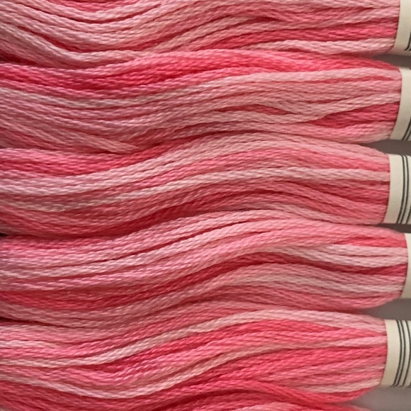 J&P Coats Variegated Embroidery Floss Shaded Roses - Picture 2 of 4